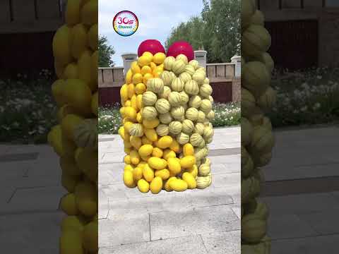 Create humanoid fruit and vegetable characters🍒🥭 stand up and walking bumps... 3D special effects