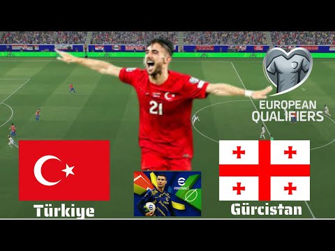 🔴 Türkiye - Gürcistan  | Dünya Kupası Elemeleri|  E-Footbal 2026 | Türkçe Spiker |