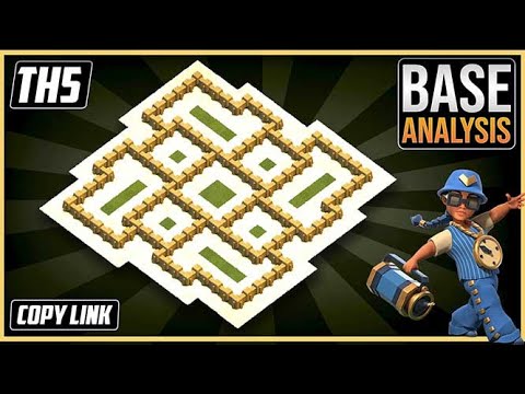 ULTIMATE TH5 HYBRID/TROPHY Base 2025!! COC Town Hall 5 (TH5) Hybrid Base Design – Clash of Clans COC