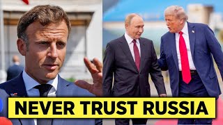 France Says They "Doubt That Putin Wants Peace"