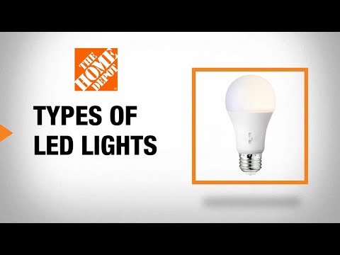 forudsigelse ubehageligt retfærdig Types of LED Lights - The Home Depot