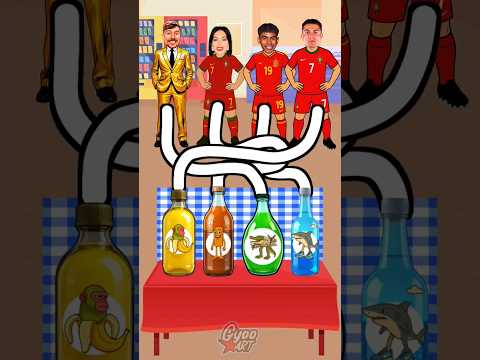 Who Slurped the Chimpanzini Bananini: Yamal or Ronaldo ๐๐๐ฅ? #funny #animation #shorts