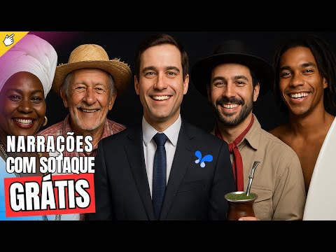 🎙️ Narrações com Sotaque Brasileiro e Emoção? Essa IA Faz GRÁTIS!