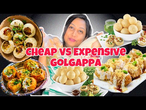 ₹200 vs ₹20 Golgappa / Panipuri Challenge | Cheap vs Expensive Panipuri