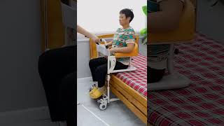 ▶️ Product Link in Bio ( # 1092 ) Elderly Patient Transfer Lift Handicapped Wheelchair