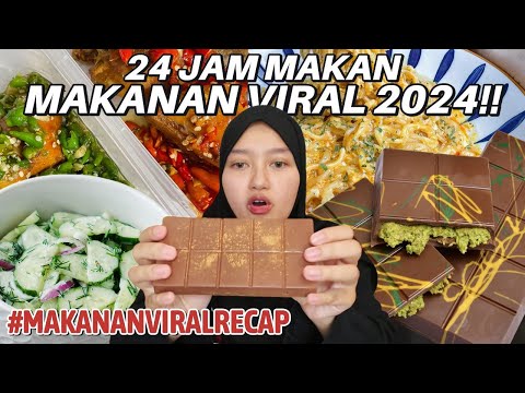 24 JAM MAKAN MAKANAN YANG VIRAL DI 2024!! WAAAH BEST SEMUA!!