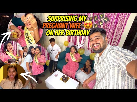 SURPRISING MY PREGNANT WIFE ON HER BIRTHDAY 😍