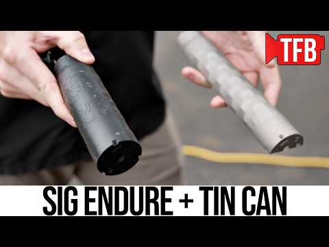 SIG ENDURE & TiN CAN Suppressors: Quietest SIG Cans Yet