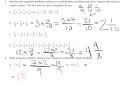 Multiplying and Dividing Fractions