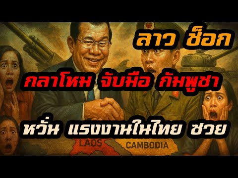 ลาว ช็อก กลาโหม จับมือ กัมพูชา หวั่นแรงงานในไทย ซวย