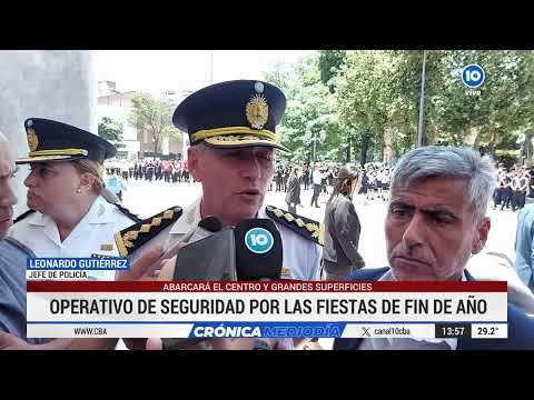 Presentaron el operativo de seguridad especial por las Fiestas de Fin de Año