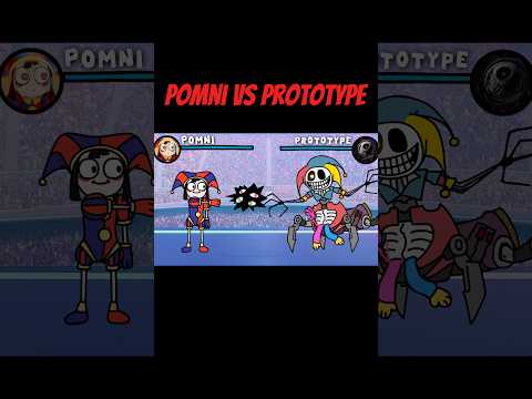 Pomni vs Prototype | Poppy Playtime Chapter 5 #animation #poppyplaytime #shorts