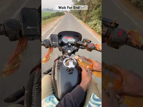 Mission Filled ☠️ #shorts biker #petrol #biker #ytshorts