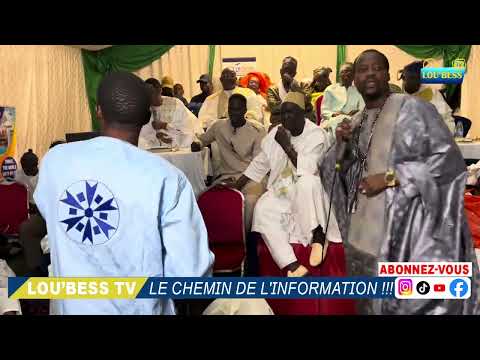 Papa Rane Laye et Chérif Ibou Seyni Thiaw Laye à la Grande Conférence