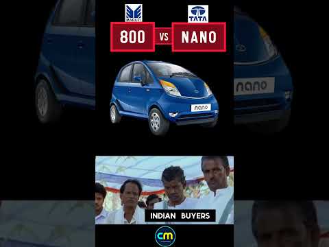 Maruti 800 vs Tata Nano 🥹