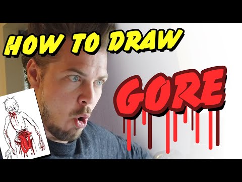 Learn how to draw gore, blood and guts