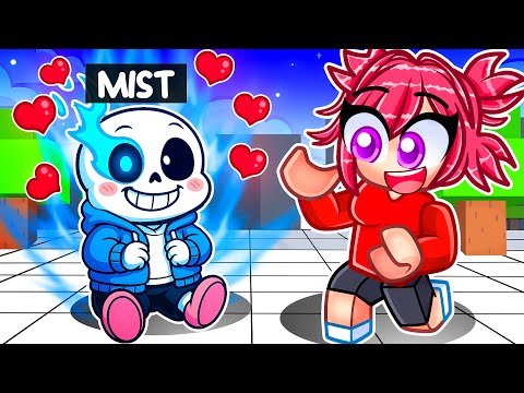 Adopting UNDERTALE SANS MIST in Roblox Strongest Battlegrounds!
