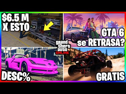 Nueva ACTUALIZACION EPICA! Gana $6.5 M con ESTO! GTA 6 se RETRASA? REGALOS GRATIS & MÁS! GTA Online