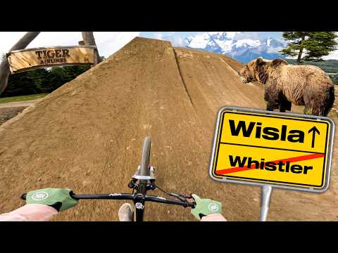 DOWNHILL MTB JUMPS im Whistler von Polen! Jumpline Wisla Bikepark