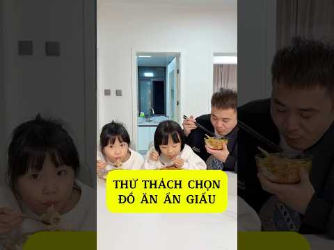 Thử Thách Chọn Đồ Ăn Ẩn Giấu 🍔🎁😆 #giaitri #haihuoc #thuthach24h #shorts #mattomohon