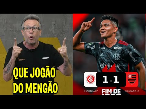 "🔥NETO FICOU ABISMADO COM O FLAMENGO: 'ESSE TIME É MUITO FORTE, MERMÃO!' INTERNACIONAL 1X1 FLAMENGO"