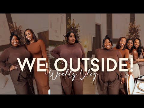 LIFESTYLE VLOG | WE OUTSIDE!!! Cooking my Brisket, Friendsgiving & Family Shoot | FROMHEADTOCURVE