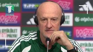 Marco Rossi parla di cosa si aspetta dalla partita tra Ungheria e Grecia