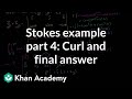 Understanding Curl, Dot Product, and Double Integrals