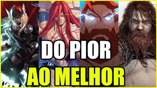 RANQUEANDO TODAS as VERSÕES do THOR | TIER LIST