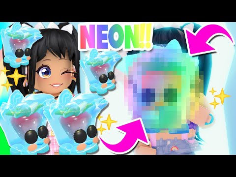 🌈NEON BERRY COOL CUBE🌈 +ALL TRICKS in Adopt Me! (roblox)