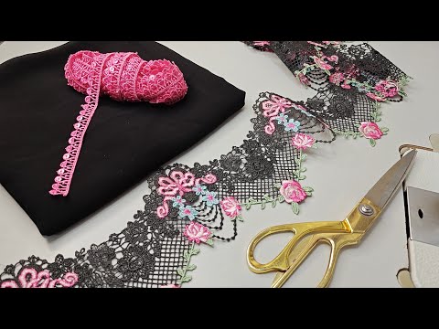 Boutique जैसे महंगे Designer suit को आप भी बना सकते हैं /Beautiful mirror work georgette suit Design