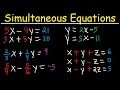 Solving Systems of Equations