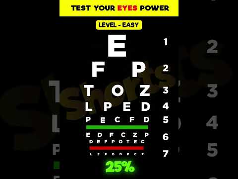 Eyes Challange : Test Your Eyes Power  ! | Eye Test Puzzle | #shorts