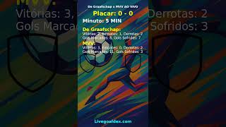 De Graafschap x MVV ao vivo - 22/08/2025