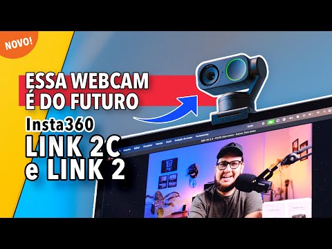 🔴 Uma WEBCAM 4K com rastreamento AI - Insta360 Link 2 e Insta360 Link 2C