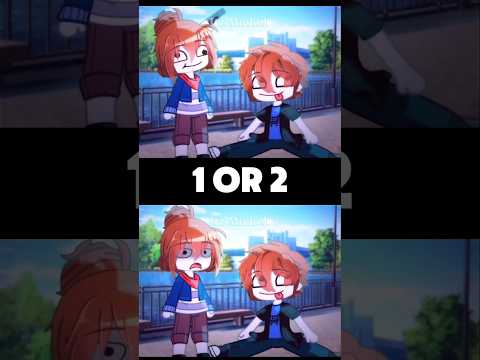 1 or 2? Roblox #gacha #gachameme #trend #shorts