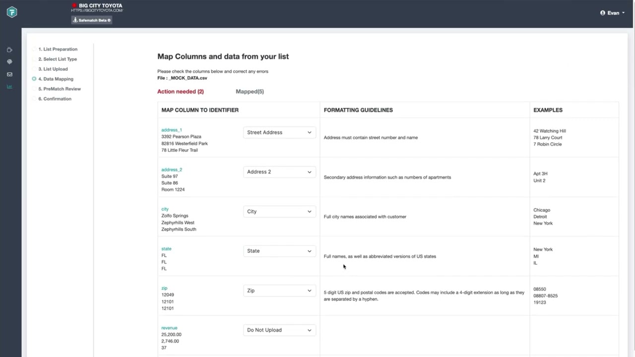 How to Upload Using SafeMatch®