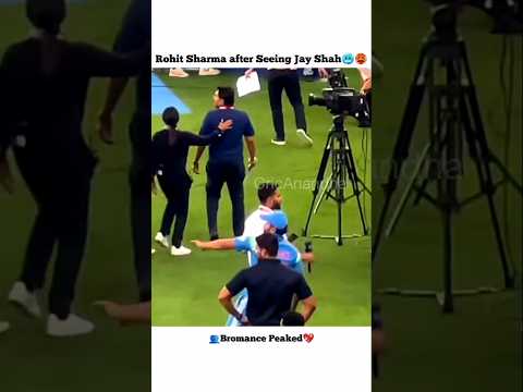 Rohit Sharma bromance with Jay Shah👩‍🎤Ind vs nz CT 2025 final live#indvsnz #rohitsharma #shorts