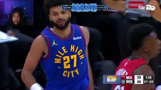 Mauii Reacts To HEAT at NUGGETS