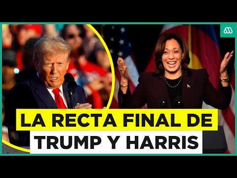 Trump y Harris intensifican campañas en Estados Unidos: La recta final de las elecciones