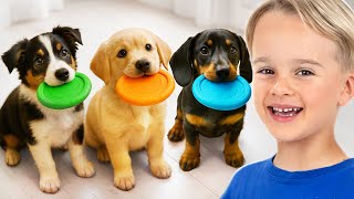 Trẻ em chăm sóc động vật tại trại cứu hộ