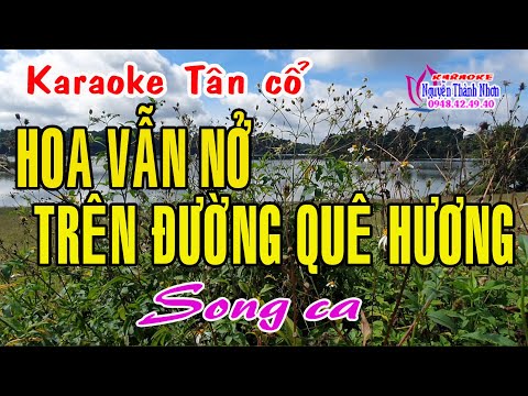 Karaoke tân cổ HOA VẪN NỞ TRÊN ĐƯỜNG QUÊ HƯƠNG – SONG CA [Thanh Tuấn – Thanh Kim Huệ]