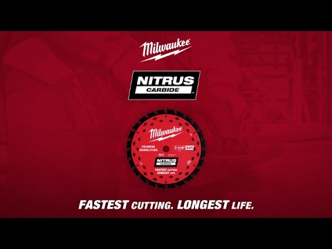 7-1/4” 24T NITRUS™ Carbide Framing & Demolition Circular Saw Blade | 48-40-0750