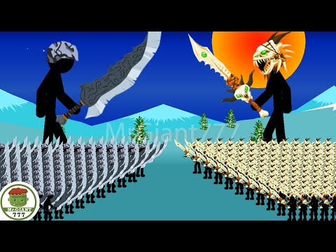 STICK FIGURE MERCENARY SAVAGE SKIN VS x9999 MERCENARY XENOPHON | Stick War Legacy Mod | MrGiant777