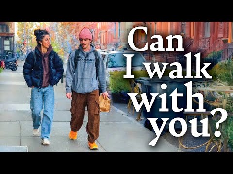 I asked strangers if I could walk with them...