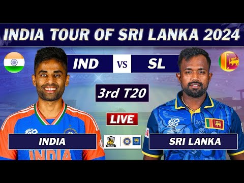 INDIA vs SRI LANKA 3rd T20 MATCH LIVE COMMENTARY | IND vs SL LIVE | SL BAT