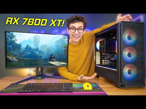 The DREAM High Refresh 1440p Gaming PC Build! - RX 7800 XT, 7700X, G400A | AD