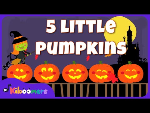 Five Little Pumpkins Sitting On a Gate | Halloween Songs for Kids | Pumpkin Song | The Kiboomers - YouTube