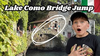 Did Owen Jump? 7 of us Jumped from The Lake Como Bridge! 🇮🇹