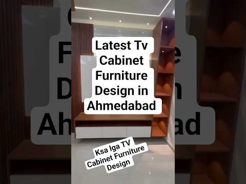 Ksa lga TV Cabinet Furniture Design || Trending Tv Unit idea || #ytshorts #ahmedabadinterior #home